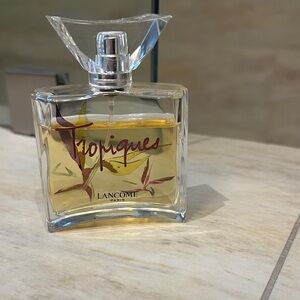Lancôme Tropiques Eau de Parfum — Yellow Gold Perfume Bottle